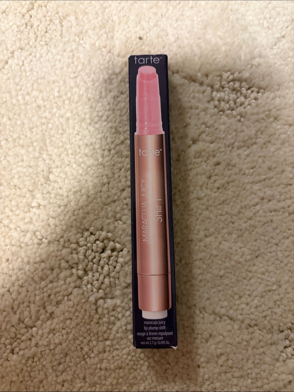 tarte Maracuja Juicy ShifT Lip Plump - Light Pink glitter shade CEO